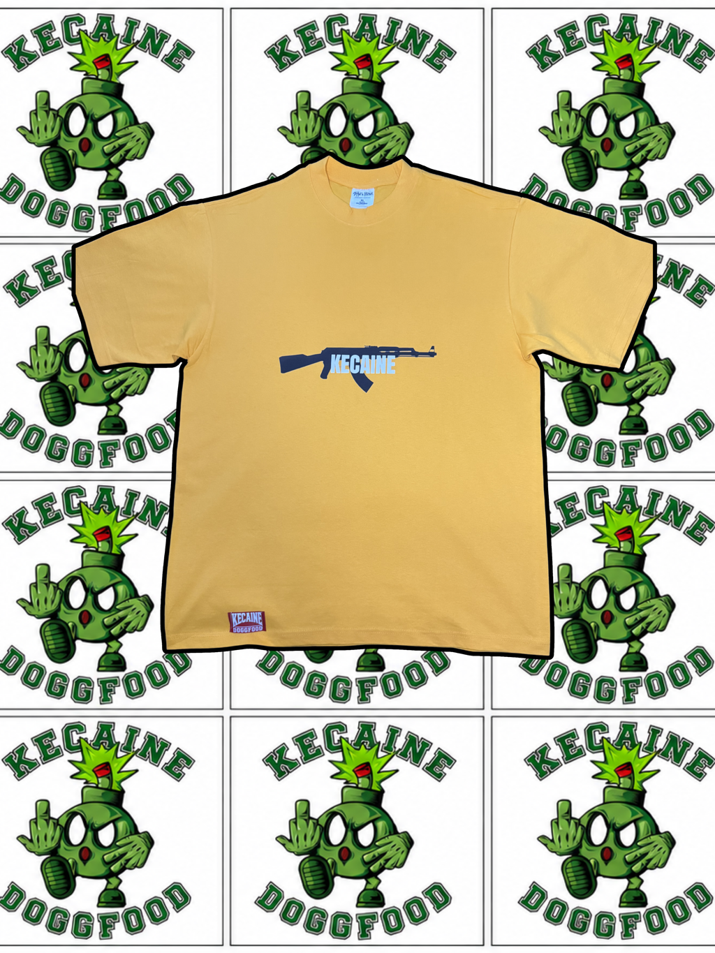Yellow Kecaine Chopper Tee