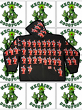 Fairground Clowns Hoodie (All Over front+back)