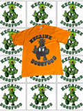 Orange x Black BOMBSQUAD  shirt