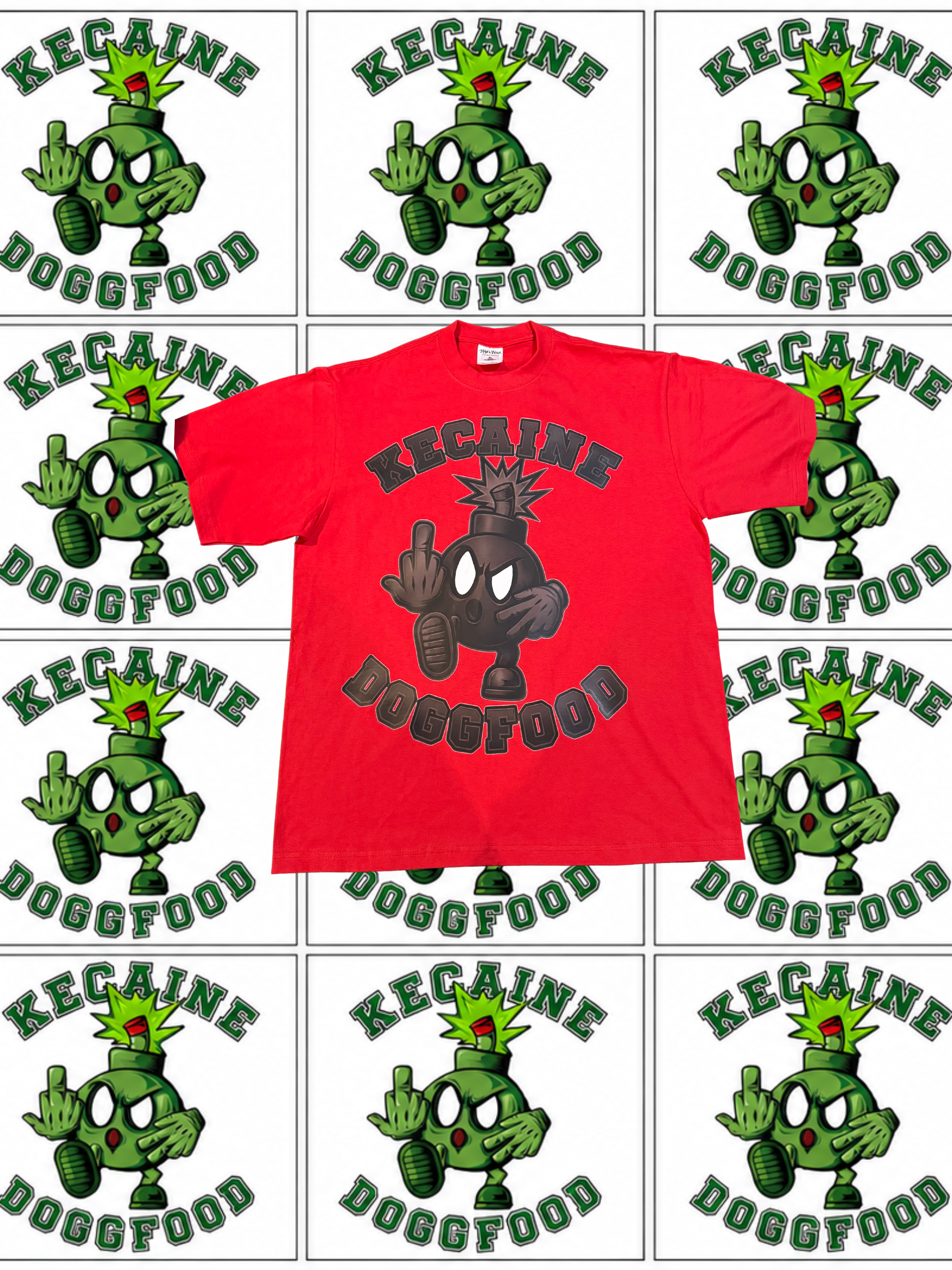 Red & Black BOMBSQUAD Shirt